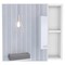 Homeroots 20" White Wood Freestanding Single Door Bathroom Vanity And Medicine Cabinet With Mirror 479989 - alternate 2
