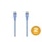 Monoprice USB-C to USB-C Silicone Charging Cable - USB 2.0, 240W PD, Ultra Flexible, 10ft, Blue, 2PK 48860 - alternate 1