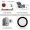 Nuwatt 6 Inch 2 Hour Black Trim Fire Rated Recessed Lighting, Canless LED Lights 2700K-5000K, 1200LM, 6PK NW-P-DL-6-15W-5CT-FR-BLK-6P - alternate 8