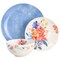 Spice By Tia Mowry Goji Blossom 12 Piece Fine Ceramic Dinnerware Set in Blue 97186.12 - alternate 5