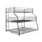 Homeroots 62" X 83" X 74" Gunmetal Metal Triple Bunk Bed  Twinfullqueen 347194 - alternate 4