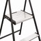 Cosco Two-Step Stepstool, 250 lb Capacity, 19in Working Height, 22.5in Spread, Black/Silver 11325ABK1E - alternate 6