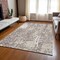 Homeroots 5' X 8' Taupe And Ivory Abstract Washable Indoor Outdoor Area Rug 612966 - alternate 9