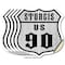 Signmission Sturgis Us 90, 6 inch X 6 inch, Vinyl Decal, 5PK SHI-D-5PACK-6-481 - alternate 1