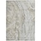 Homeroots 3' X 5' Taupe Beige And Ivory Abstract Washable Indoor Outdoor Area Rug 577944 - alternate 8