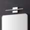 Jonathan Y McKenna 16.25" Modern Minimalist Dimmable Integrated LED Metal Wall Sconce, Chrome JYL7039A - alternate 12