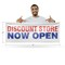 Signmission Discount Store Now Open, 18 Inch x 48 Inch, Vinyl Banner B-30546 - alternate 5