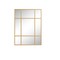 Homeroots 39" Gold Metal Framed Standing Mirror 565099 - alternate 1
