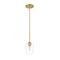 Z-Lite Joliet Burnished Brass 1 Light Pendant 473MP-BBR - alternate 7
