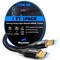 Maximm 1ft 8K 60Hz 48Gbps HDMI 2.1 Braided Cable, Black KIT-8K-HDMI-1FT-BK1PK - alternate 1