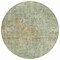 Homeroots 8' Sage Round Abstract Washable Indoor Outdoor Area Rug 607886 - alternate 7
