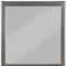 Homeroots 38" Gray Square Wood Framed Accent Mirror 347120 - alternate 6