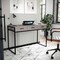 Martha Stewart 19.75 in. D X 47.25 in. W X Engineered Wood, Steel, Gray Top/Oil Rubbed Bronze Frame ZG-ZP-028-GY-BK-MS - alternate 8