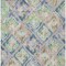 Homeroots 5' X 8' Beige Blue And Green Geometric Washable Indoor Outdoor Area Rug 609119 - alternate 6