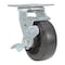 Vestil Rubber Swivel With Brake Caster 5 In. Diameter x 2 In. Width 440 Lb. Capacity Dark Black CST-VE-5X2MR-SWB - alternate 5