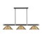 Z-Lite Vanguard Matte Black + Rubbed Brass 3 Light Billiard 3050-3MB-RB-SRB - alternate 7