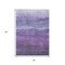 Homeroots 3' X 5' Purple And Lavender Abstract Washable Indoor Outdoor Area Rug 618148 - alternate 7
