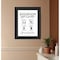 Homeroots Bathroom Guide Black Framed Print Bathroom Wall Art 530100 - alternate 3