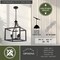 Vaxcel Pratt 3-Light Open Frame Cage Pendant Light, Matte Black , Farmhouse, 15-In. Wide P0469 - alternate 8