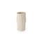 Homeroots 14" Sand Ceramic Cylinder Table Vase 397585 - alternate 1