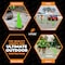 Xpose Safety Traffic Safety Cone, 18 in, Premium PVC, No Collar, Lime Green, 12 pk LTC18-12-X-S - alternate 6