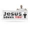 Signmission Jesus Loves You, 48 Inch x 120 Inch, Vinyl Banner B-120-30709 - alternate 4