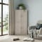 Homeroots Set Of Two White Wood Corner Accent Cabinet With Two Doors 719691 - alternate 3