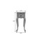 Homeroots 25" Gray Solid And Manufactured Wood Rectangular End Table With Drawer 488956 - alternate 8
