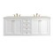 James Martin Vanities Chicago 72" Double Vanity, Glossy White, w/ 3 CM Siberian Silestone Top w/FreePower Wireless Charger 503-V72-GW-FSFR - alternate 9