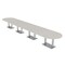 Skutchi Designs Racetrack Conference Table With Power Unit, 48 in W, 240 in L, Ivory HAR-RAC-48X240-DOU-K458-NA - alternate 1