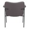 Homeroots 31" Brown And Black Faux Leather And Faux Leather Arm Chair 564975 - alternate 6