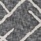 Homeroots Charcoal and Off White Geometric Queen Cotton Coverlet With Fringe 548242 - alternate 9