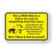 Signmission Win A Free Ride In A Police Car By Shoplifting In Heavy-Gauge Aluminum, A-1824-24663 A-1824-24663 - alternate 1