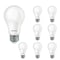 Bulbrite LED Filament 9 W Non-Dimmable A19 Light Bulbs with Frost Finish and E26 Base, 750Lumens, 3000K, 8PK 862714 - alternate 1