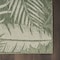 Homeroots 4' X 6' Ivory And Green Palm Leaf Indoor Outdoor Area Rug 552522 - alternate 6