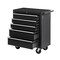 Homeroots 15" Black Multi-Tier Steel Rolling Cabinet With Lid 714601 - alternate 1
