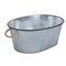 Homeroots 24" Gray And Black Steel Basket 399667 - alternate 5