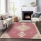 Homeroots 10' X 14' Blush Gray And Beige Oriental Washable Indoor Outdoor Area Rug 598393 - alternate 8