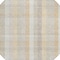 Homeroots 8' Ivory Beige And Tan Round Plaid Washable Indoor Outdoor Area Rug 613971 - alternate 5