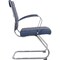 Leisuremod Benmar Modern Office Chair with Faux Leather Sled Base Task Chair & Arms BGO19BUL - alternate 8