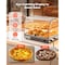 Vevor 2-Tier Commercial Food Warmer Display Pizza Cabinet with Double-Sided Door FY-500D-B - alternate 6