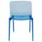 Leisuremod Murray Modern Dining Chair, Transparent Blue, 2PK MC20TBU2 - alternate 4