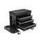 Homeroots 26" Black Multi-Tier Steel Tool Chest With Lid 714599 - alternate 1