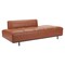 Homeroots 79" Brown Faux Leather Sofa With Black Legs 396461 - alternate 8