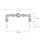 Richelieu Firenze Collection 5 1/16-inch (128 mm) Brushed Nickel Traditional Round Cabinet Pull BP8789128195 - alternate 12