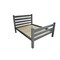Homeroots Gray Solid Wood Full Bed Frame 546953 - alternate 7