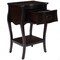 Homeroots Dark Brown Chocolate Single Drawer Night Stand 388902 - alternate 1