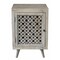 Homeroots 30" Gray Solid Wood Nightstand 489576 - alternate 6