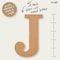 Plaid MDF Letter, J, 5 Inch, 12PK 63563 - alternate 4