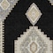 Homeroots 8' X 10' Black Gold And Gray Oriental Washable Indoor Outdoor Area Rug 598385 - alternate 9